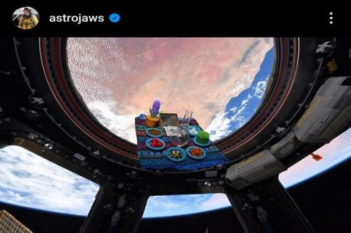 تصویر خارق العاده سفره هفت سین در فضا!